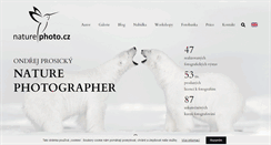 Desktop Screenshot of naturephoto.cz